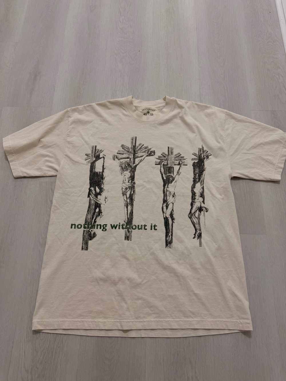 Vertabrae Unreleased White Shirt Size Large